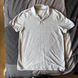 Old Navy Gray Anchor Polo